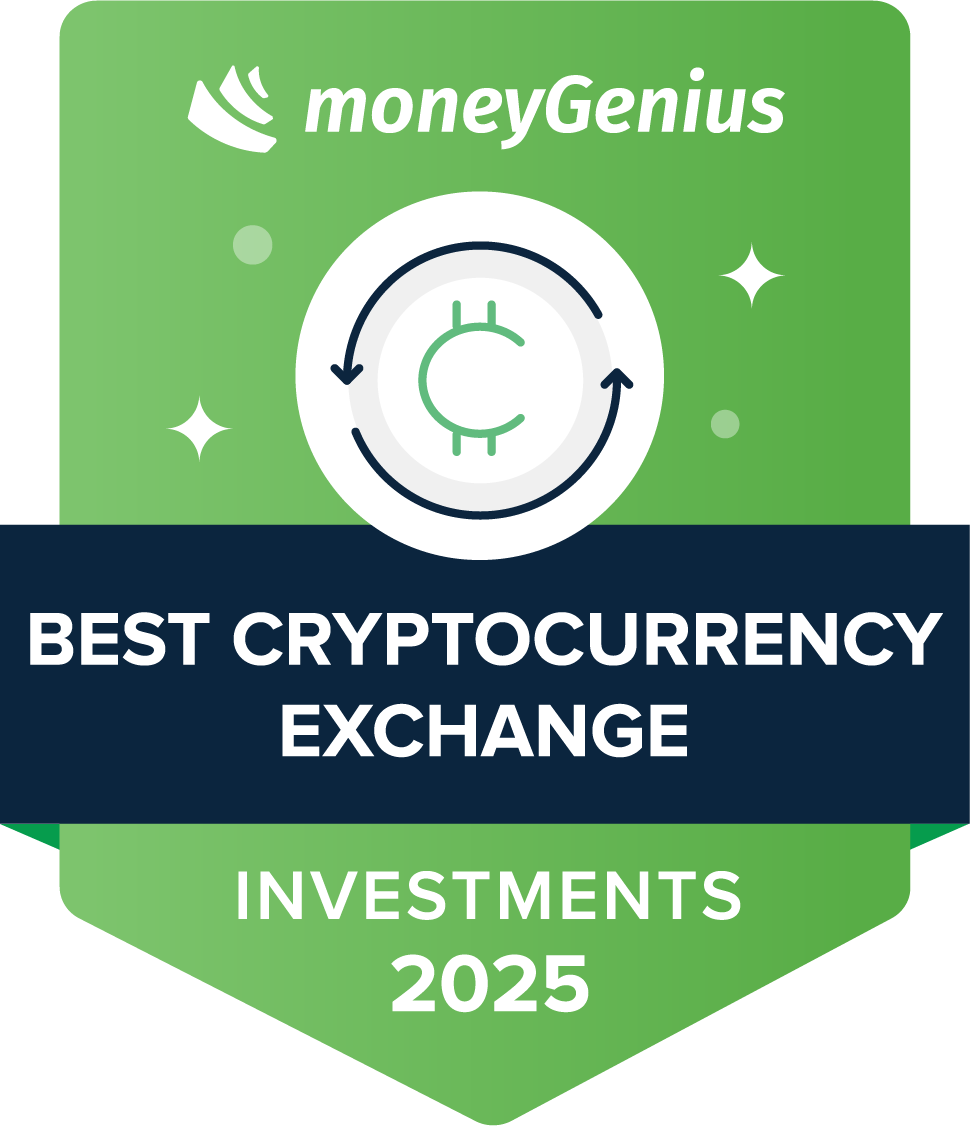 Best Cryptocurrency Exchanges for 2025 award seal