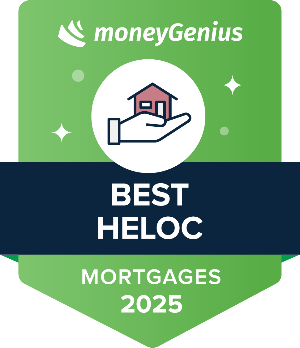 Best HELOCs for 2025 award seal