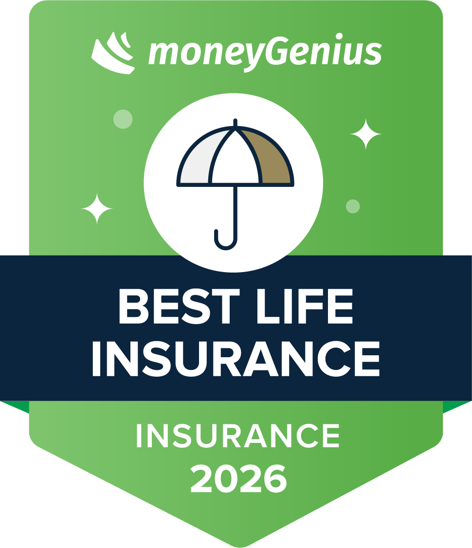 Best Life Insurance for 2026 award seal