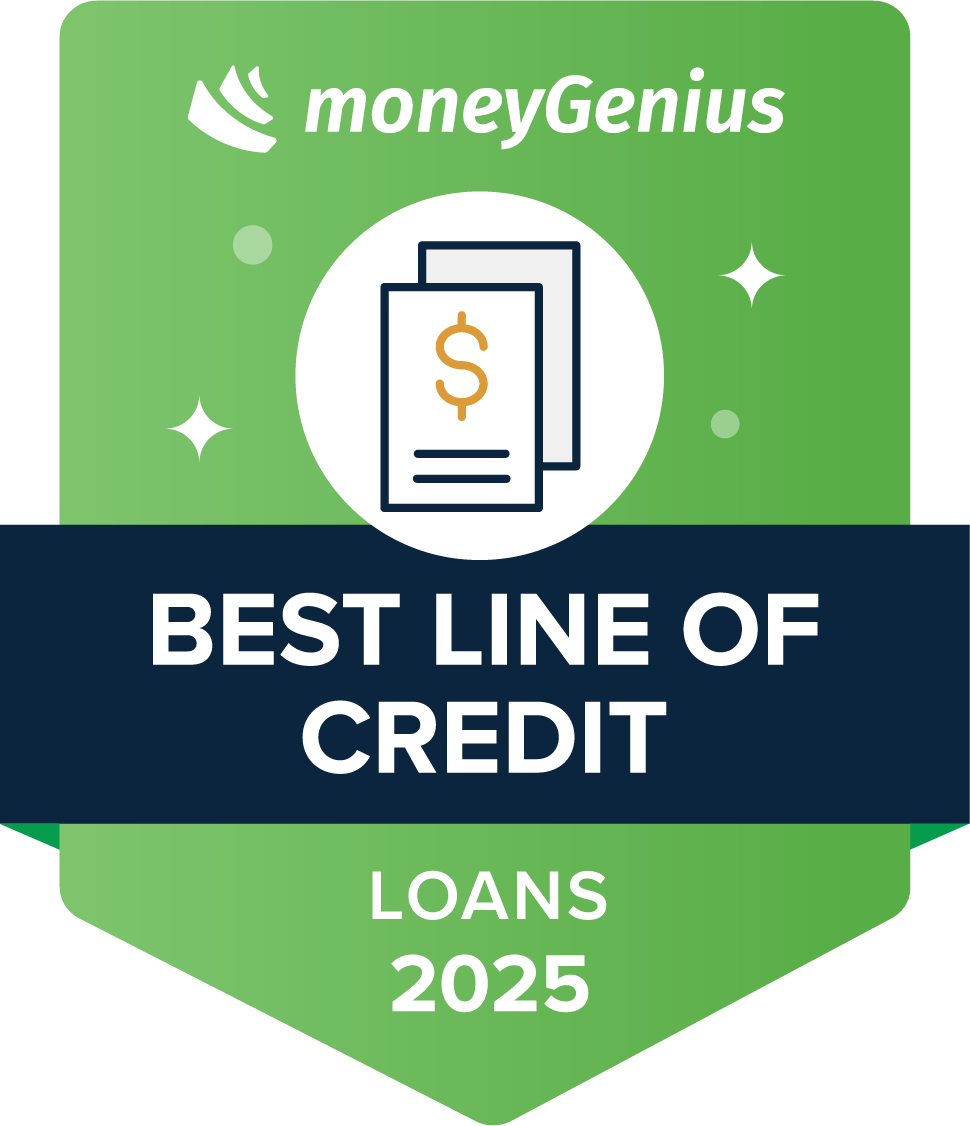 Best Lines of Credit for 2025 award seal