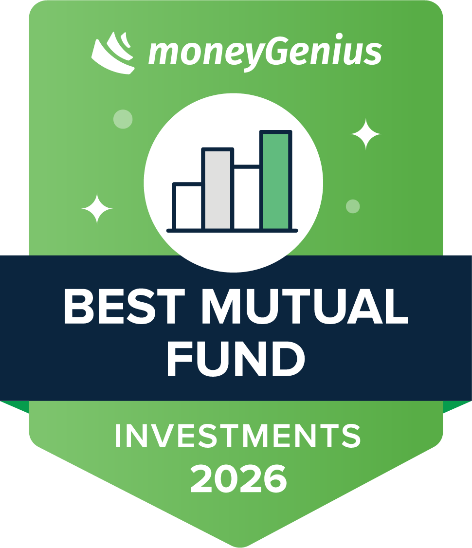 Best Mutual Funds for 2026 award seal