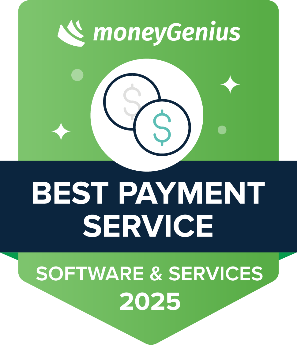 Best Payment Services for 2025 award seal