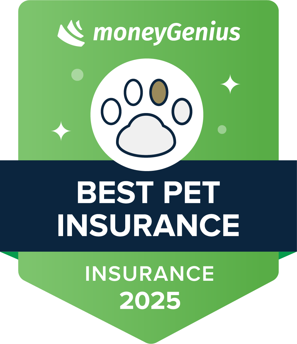 Best Pet Insurance for 2025 award seal