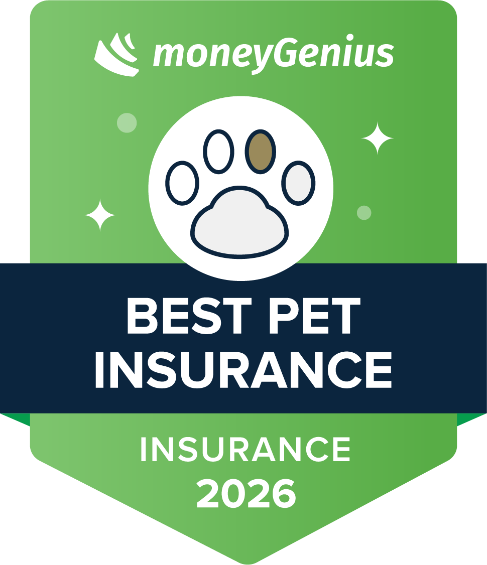Best Pet Insurance for 2026 award seal