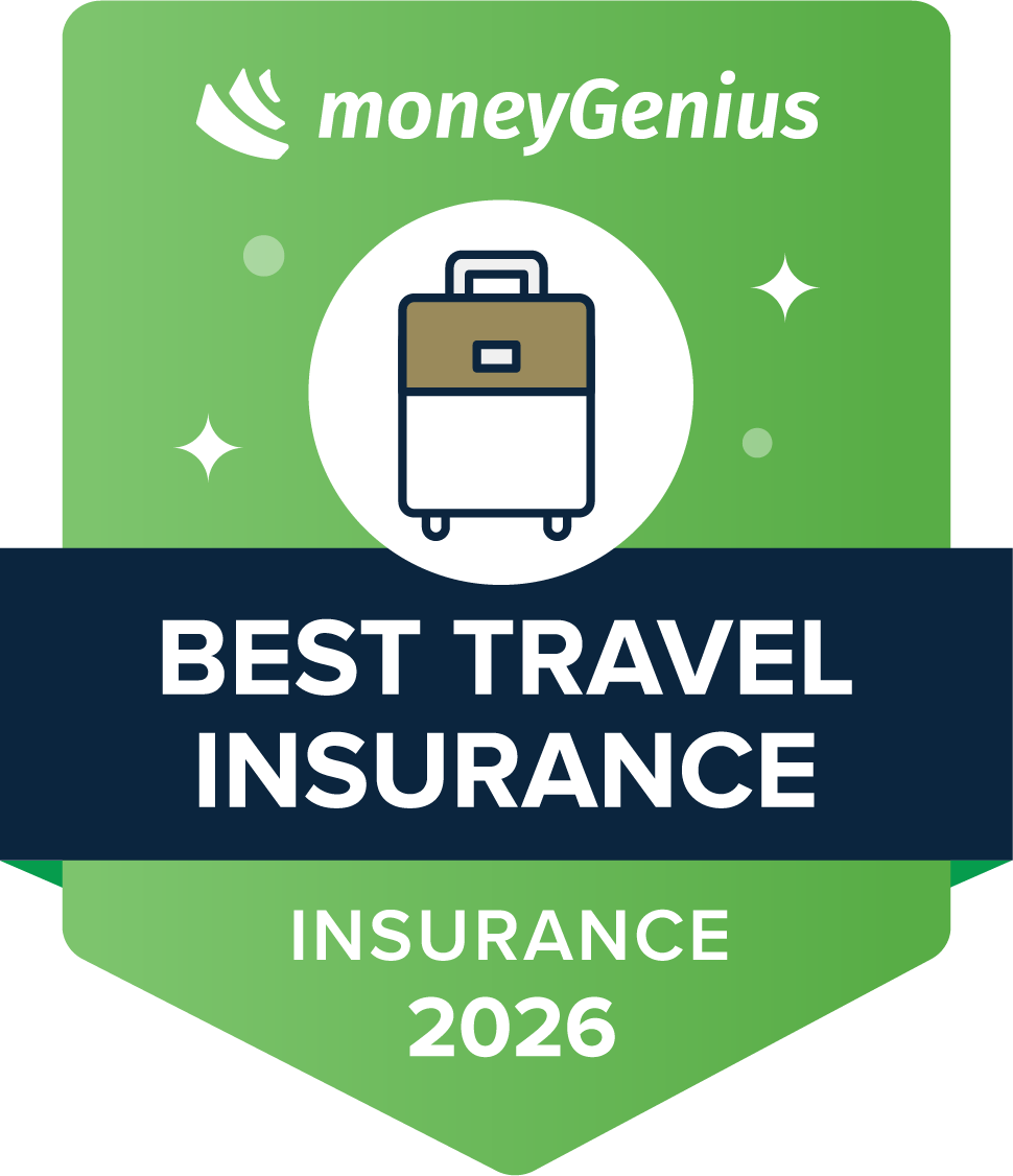 Best Travel Insurance for 2026 award seal